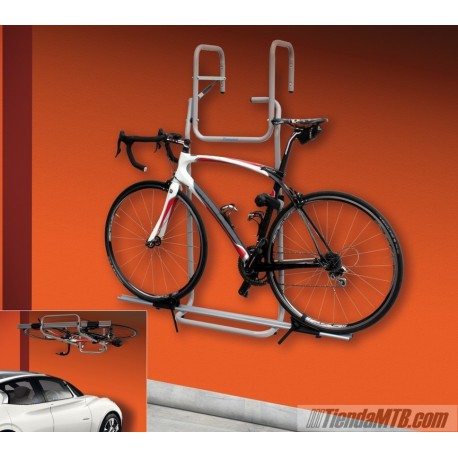 DIRZA Soporte de pared para bicicleta con bandeja para