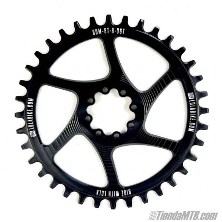 SRAM 8 bolt spiderless LOLA chainring Round or Oval