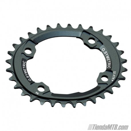 Osymetric oval chainring for Shimano XTR